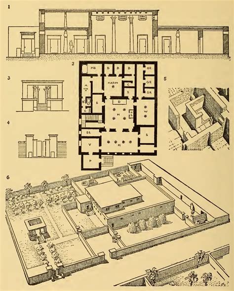 63+ Stunning ancient egyptian house plan Trend Of The Year