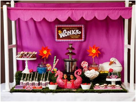 Colorful Willy Wonka Birthday Party Pizzazzerie