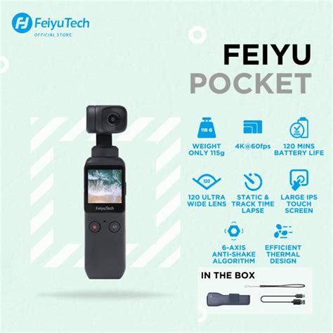 Jual Jual Feiyu Pocket New Smart Compact K Axis Stabilized Handheld