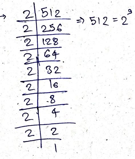 Express The Following As A Product Of Prime Factor 512