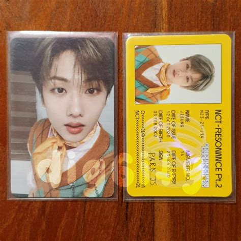 Jual Pc Jisung Departure Photocard Id Card Resonance Pt Album