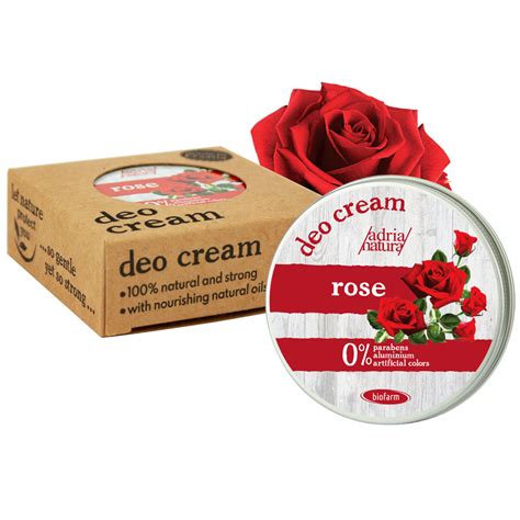 Deo cream Rose, 75g - Biofarm