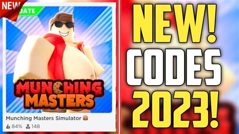 Future Codes New Roblox Munching Masters Simulator Codes