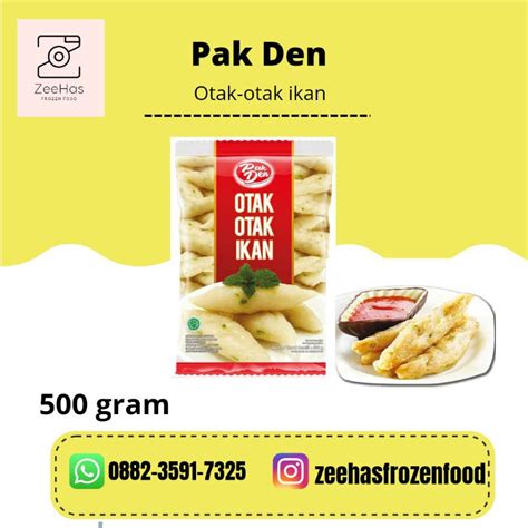 Jual Otak Otak Ikan Pak Den Gram Shopee Indonesia