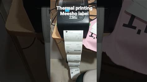 Thermal printing Meesho label@GargOnline #meesho #ecommerce #label # ...