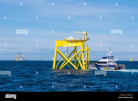 East Anglia One Offshore Wind Farm During Construction With The Heavy