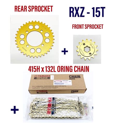 RXZ 415 SPROCKET YAMAHA ORING Y100 Y110 LC135 Y125 125Z LAGENDA 110 SS