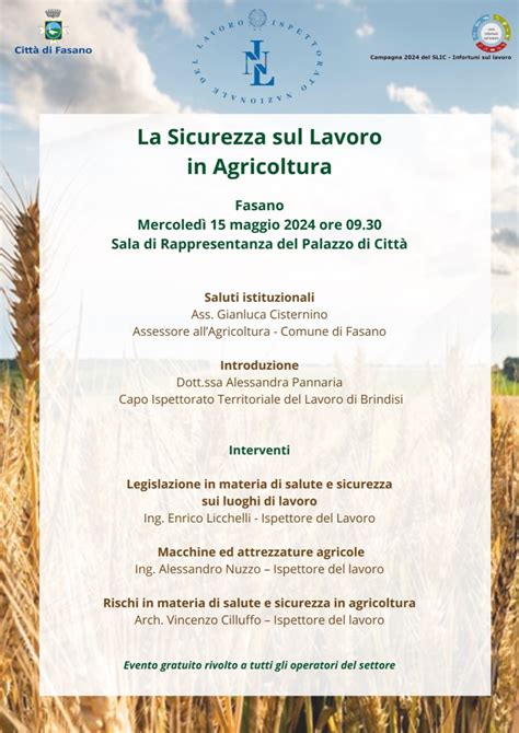 La Sicurezza Sul Lavoro In Agricoltura