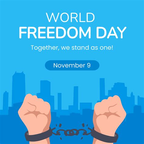 Free World Freedom Day Fb Post Template Edit Online And Download