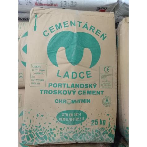 Ladce Portlandský Troskový Cement 25 Kg Cem Iib S 325r Modom