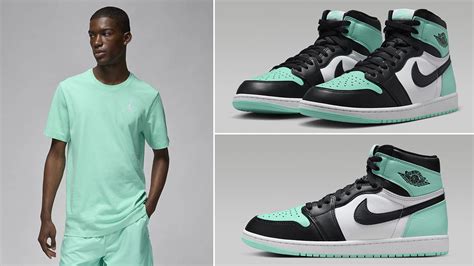 Air Jordan 1 High OG Green Glow Matching Shorts