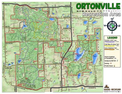 Independence Oaks Trail Map - Middle East Map