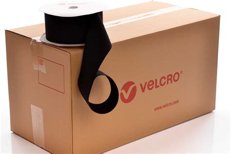 Velcro® Brand One Wrap® 107mm Tape Black Case Of 9 Rolls Mpd Hook And Loop