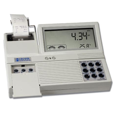 Hi Professional Ph Bench Meter With Built In Printer Hanna