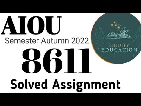 AIOU Solved Assignment Of 8611 Critical Thinking And Reflective