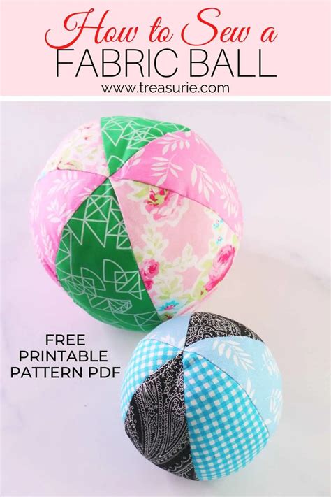 Easiest Fabric Ball Pattern Free Sphere Template Pdf Fabric Balls