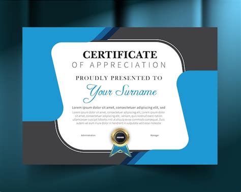 Premium Vector Professional Unique Certificate And Diploma Template