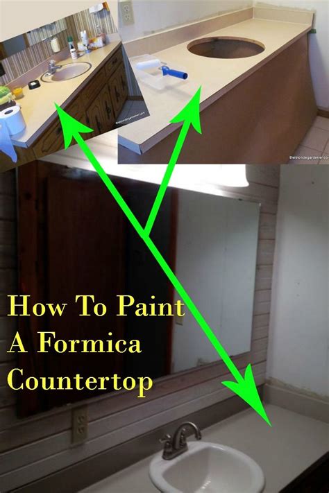 How To Paint A Formica Countertop Formica Countertops Countertops