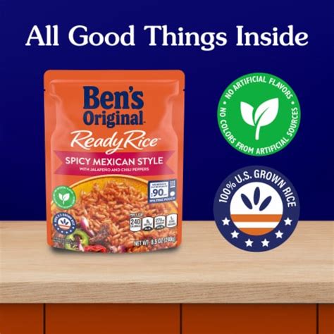 Bens Original Ready Rice Spicy Mexican Style Flavored Rice 85 Oz