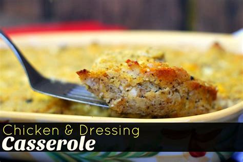 Chicken Dressing Casserole Aunt Bee S Recipes