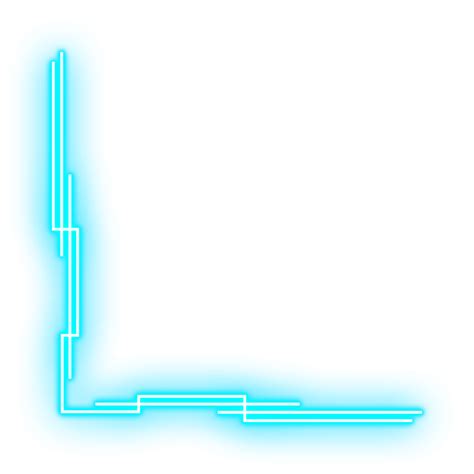 Neon Glowing Border Corner 21493750 Png