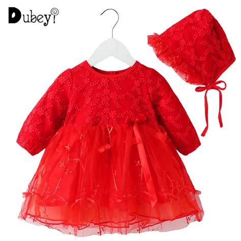 Vestido de bautizo para niña traje de encaje de manga larga Princesa