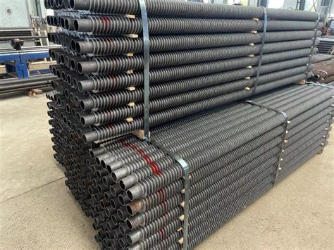 High Frequency Welded Helical Finned Tubes Astm A Al H For Heat