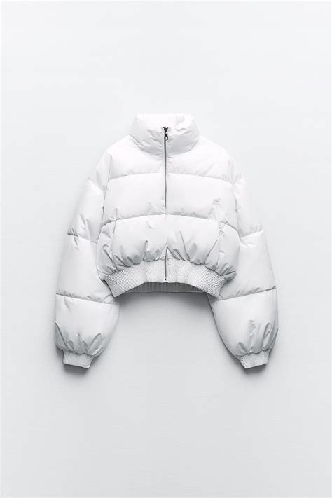 Zara Water And Wind Protection Cropped Puffer Anorak Mall Of America®