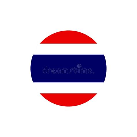 Thailand Flag Icon Logo Design Template Stock Vector - Illustration of ...