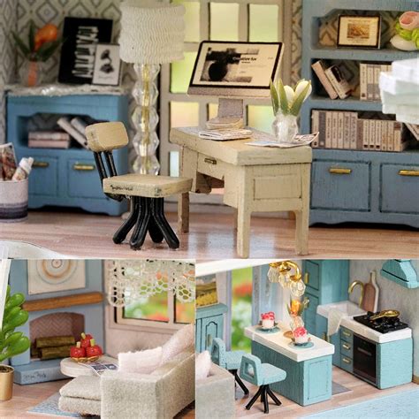 Tukiie Kit De Casa De Mu Ecas En Miniatura Con Muebles A Escala