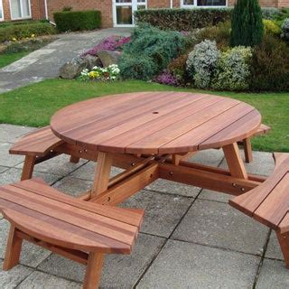 Woodwork Round Picnic Table Plans Free PDF Plans