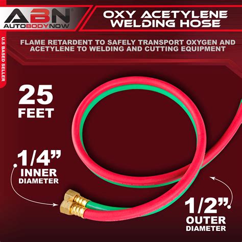 Abn Oxygen Acetylene Hose Inch Twin Welding Hose Cutting Torch