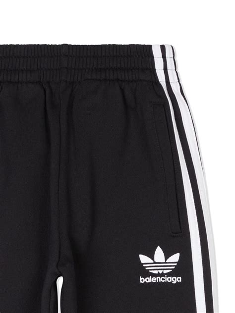 Balenciaga X Adidas Side stripes Track Pants In 黑色 ModeSens