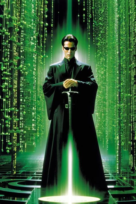 The Matrix Neo (Keano Reeves) is an ancient Wizard. Magic. ... by מיכל ...