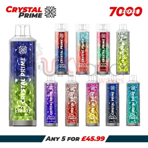 Crystal Prime 7000 Disposable Vape Pod Devices £8 98