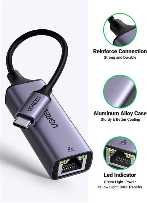 Ugreen Usb C To Ethernet Gigabit Adapter Cm Buy Now