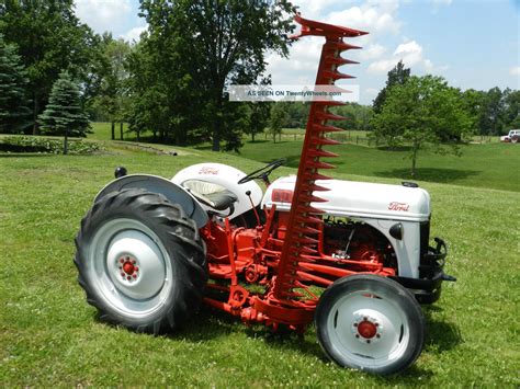 1952 Ford 8n Tractor And 6 Foot Side Sickle Bar Mower