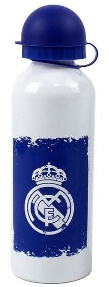 Botella De Agua Aluminio Escudo Real Madrid Blanca Lomasoriginal