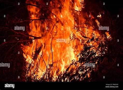 BURNING HOT FIRE Stock Photo Alamy