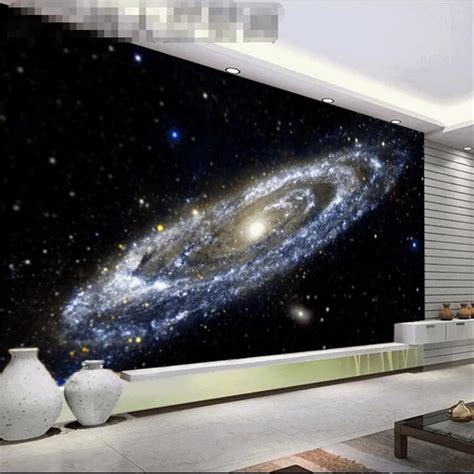 Beibehang Papel De Pared Con Foto Personalizada Galaxia De La V A