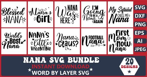 Nana Svg Bundle Vol 2 Bundle · Creative Fabrica