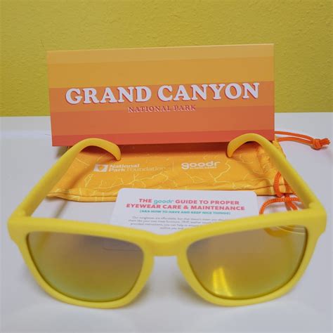 Goodr Grand Canyon National Park Foundation Og Polarized Sunglasses Yellow New Ebay