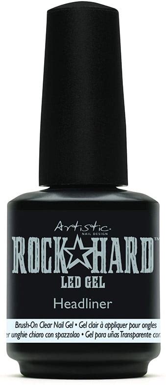 Skaidrus Statybinis Gelis Su Teptuku Artistic Rock Hard Brush On Clear