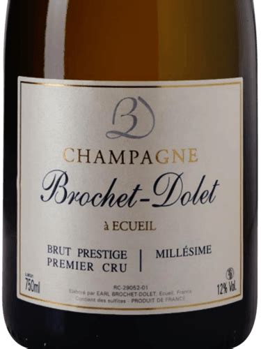 Brochet Dolet Prestige Brut Champagne Premier Cru Vivino Australia