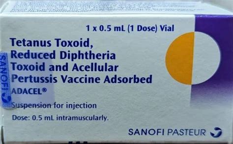 Adacel Tetanus Toxoid Reduced Diphtheria Toxoid And Acellular