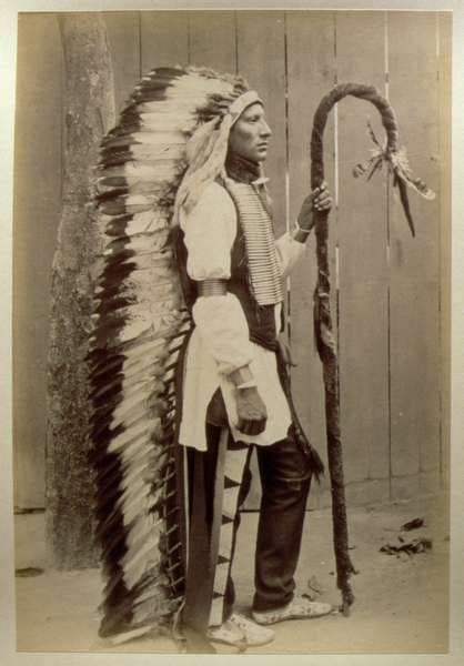 Unidentified Native American Man Buffalo Bills Wild West Collection