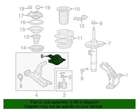 Tba A Bracket Front Compliance Honda Civic