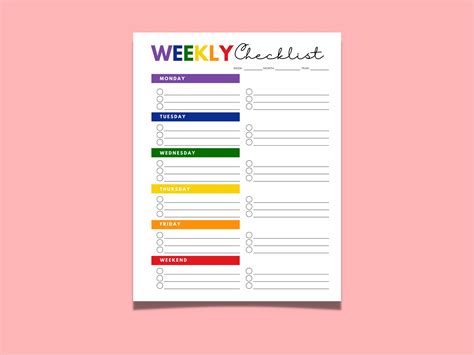 Daycare Weekly Cleaning Checklist Daycare Cleaning Schedule Cleaning ...