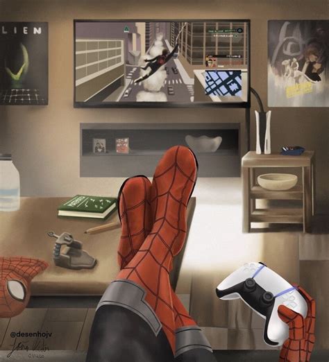 Artstation Spider Man Day Off