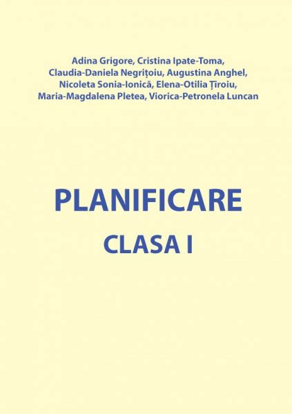 Planific Ri Colare Editura Ars Libri